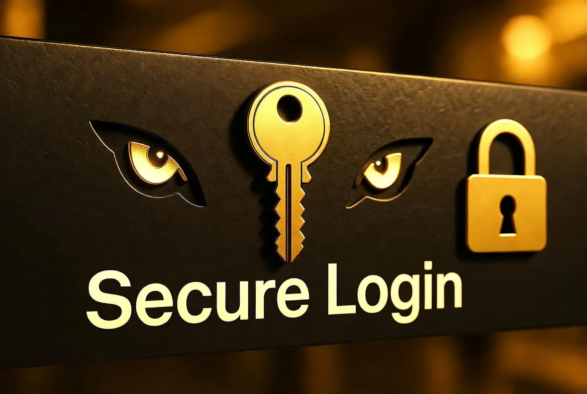 Wolf Winner login screen with email and password fields on a phone