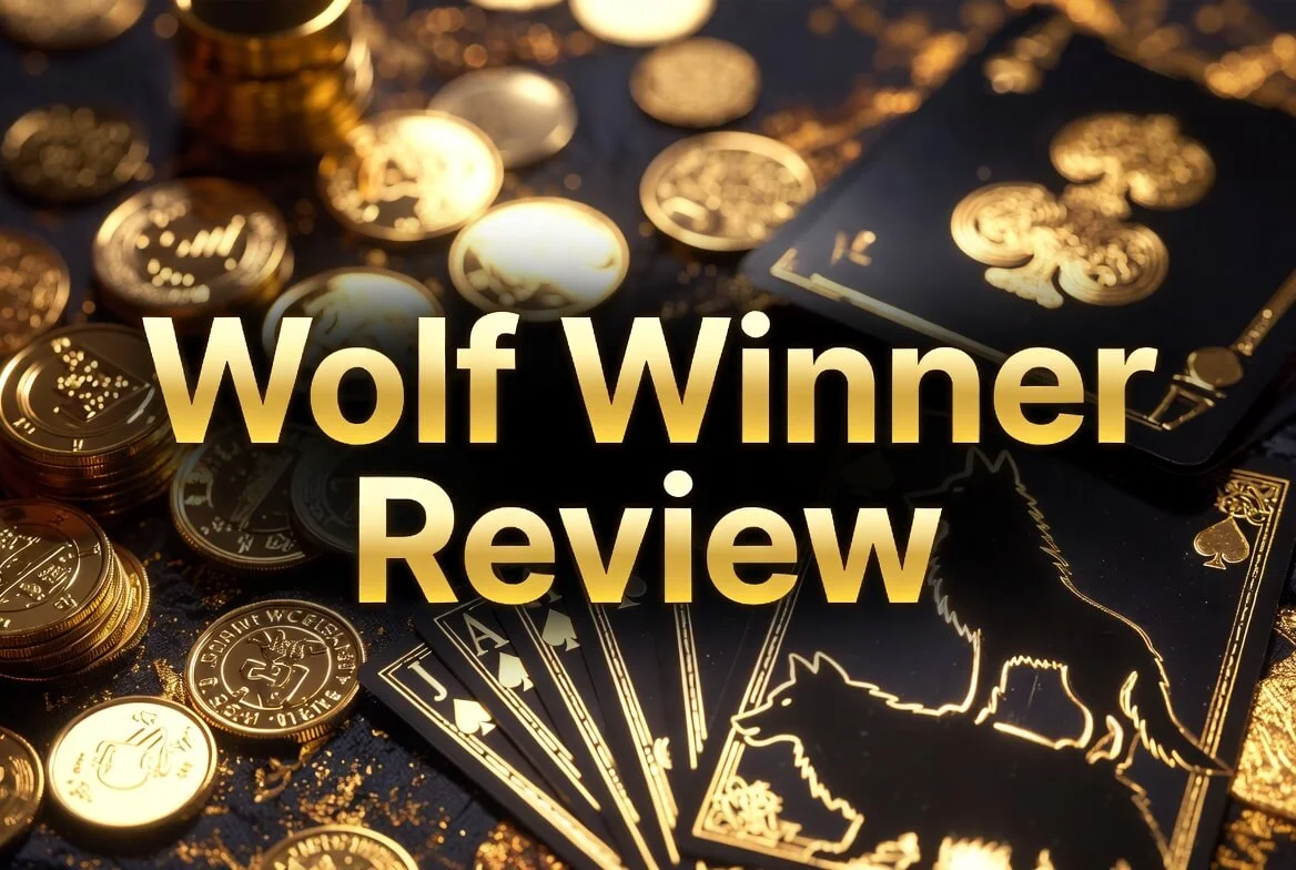 The Wolf Winner Australia lobby with pokies, live tables and the AUD cashier